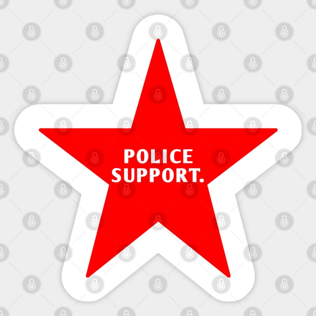 Police Support Sticker by BlackMeme94